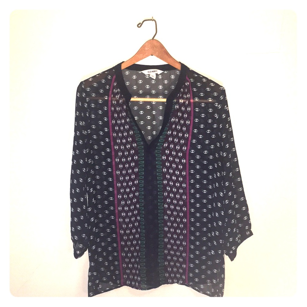 Old Navy printed blouse